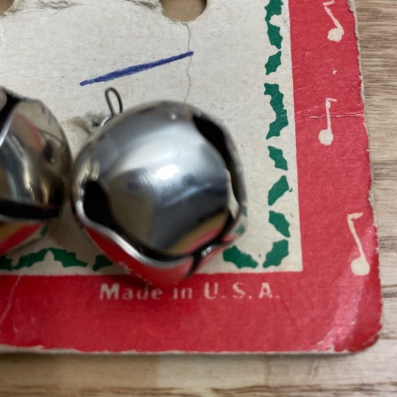 Vintage Critrion Jingle Bells On Original Card Made In USA 10 Christmas Bell - Picture 5 of 6